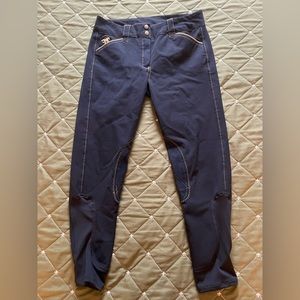 Piper Original Low-Rise Breeches Navy w/ Sunbeam